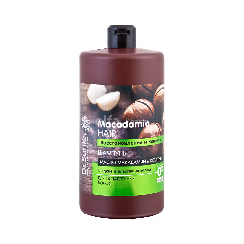 Macadamia Hair Восстановление и защита Шампунь для волос флакон, 1000мл