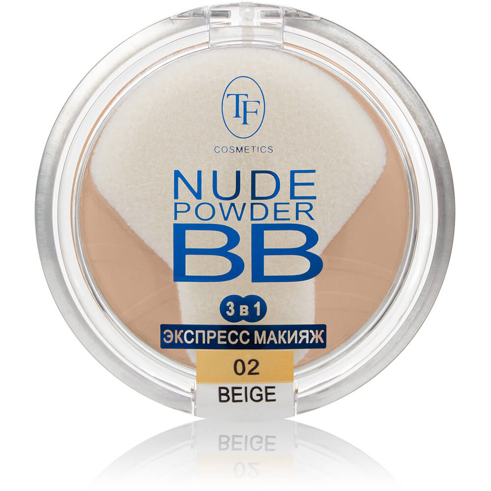 Пудра для лица "Nude BB Powder" TP-15-02C, тон 02 светлый кремовый