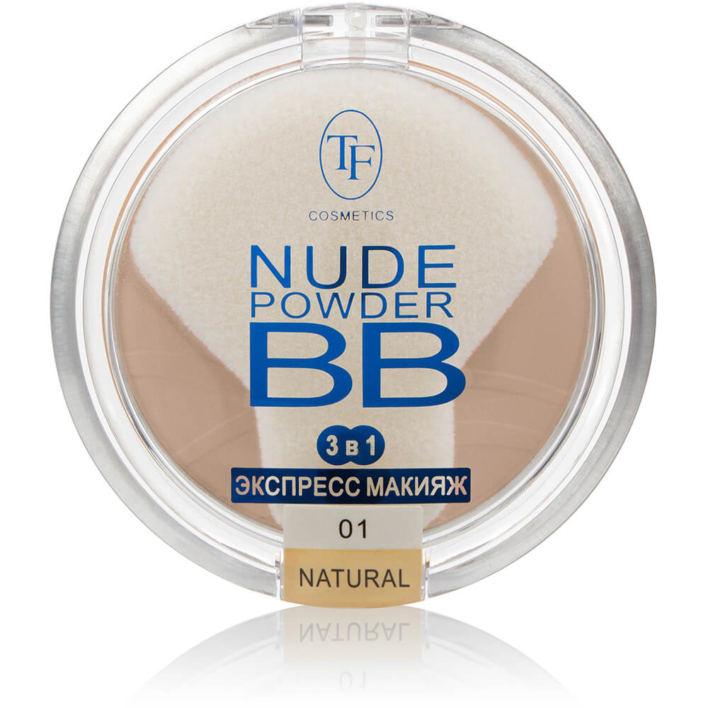 Пудра для лица "Nude BB Powder" TP-15-01C, тон 01 фарфоровый.
