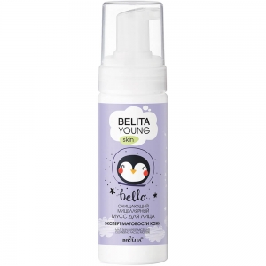  Belita Young Skin Мицеллярный мусс для лица очищающий "Эксперт матовости кожи", 175мл 