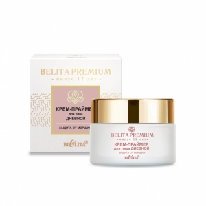 Дневной крем-праймер для лица Belita Premium "Защита от морщин", 50мл