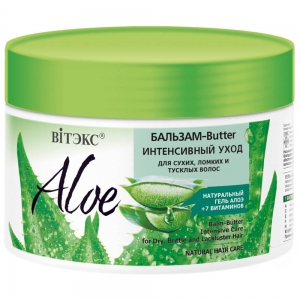 Aloe 97% Бальзам-Butter Интенсивный уход для сухих, ломких и тусклых волос с 7 витаминами, 300мл 