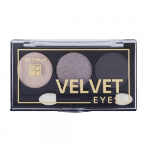 Компактные тени для век Velvet Eyes Vitex тон 01 Smoky eyes