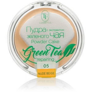 Пудра компактная для лица "Green Tea" TP-16-05C, тон 05 естественный беж